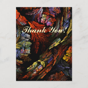 Color Harmony Vielen Dank Postcard Postkarte