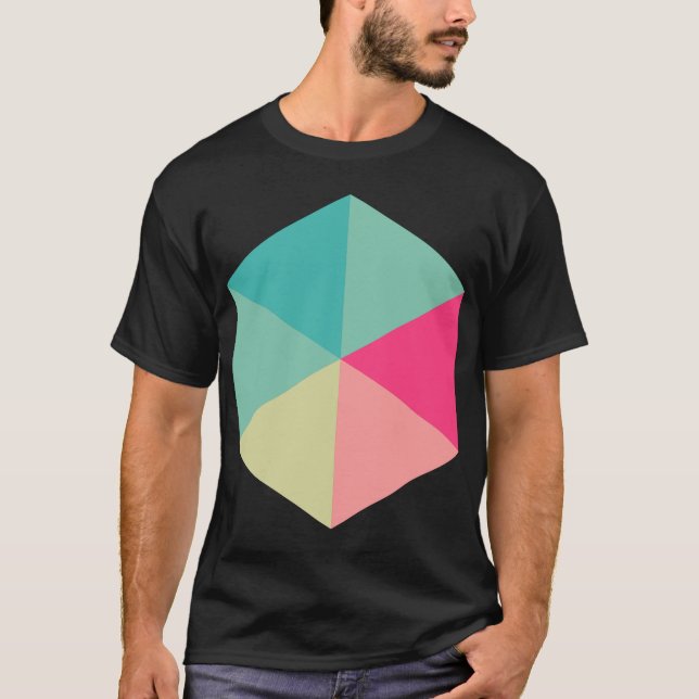 Color Hexagon 02 T-Shirt (Vorderseite)
