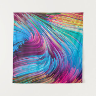 Color In Motion-Serie. Hintergrunddesign von Flüss Wandteppich