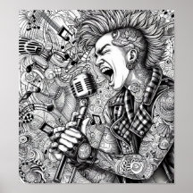 COLOR IT YOURSELF! Adult Coloring Book Poster