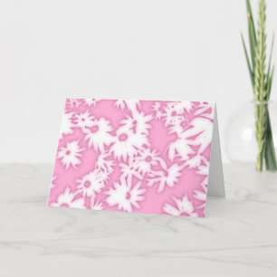Color Me Daisies Pink Geburtstagskarte Feiertagskarte