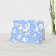 Color Me Daisies Sky Blue Birthday Card