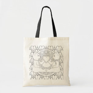 Color Me DIY Teddy Bären Hörnchen Tragetasche