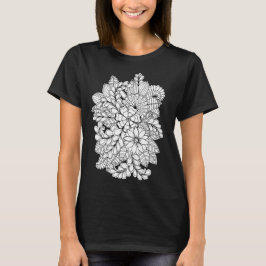 Color Me Floral Group DIY Doodle T-Shirt