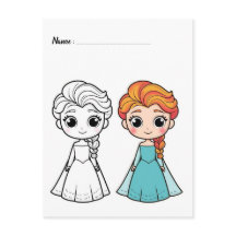 Color Me Frozen | Kinderaktivitätskarten