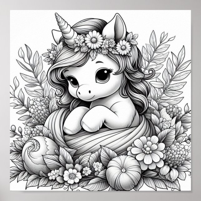 Color Me Hübsch Poster (Vorne)