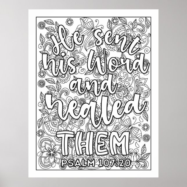 Color Me Hübsch Poster (Vorne)