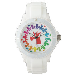 Color Me Rainbow Unicorage Armbanduhr