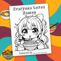 Color-Me-Seite | Anime Girl Eating Ramen