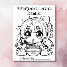 Color-Me-Seite | Anime Girl Eating Ramen