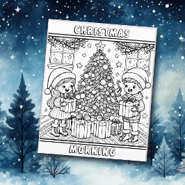 Color-Me-Seite | Weihnachtsvormittag