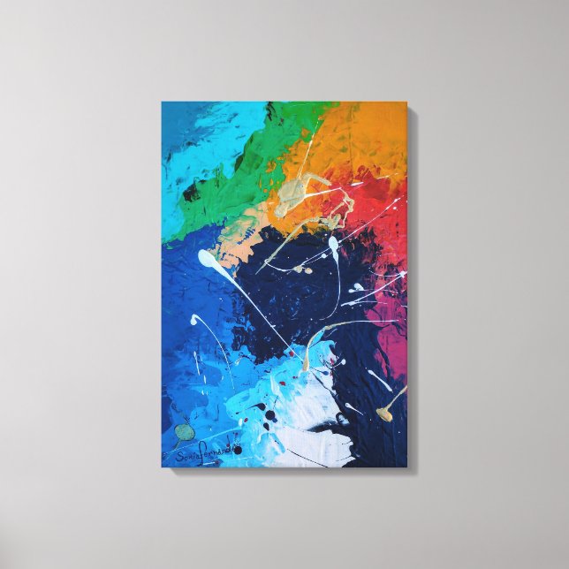 Color Meeting Leinwanddruck (Vorderseite)