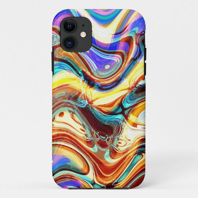 Color Mix 02 iPhone Case (Rückseite)