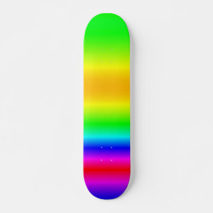 Color Mix Rainbow Wasserfarbe Skateboard