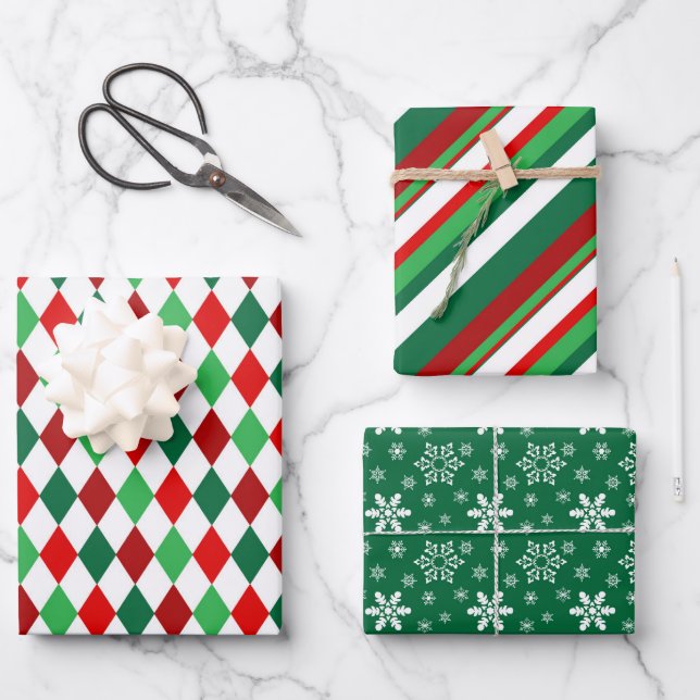 Color My Christmas  Geschenkpapier Set (Vorderseite)