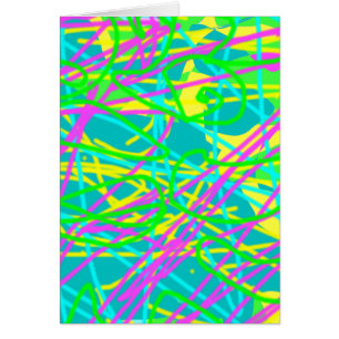 Color My Dreams Scribble Muster Ausdrucksstarke Kü