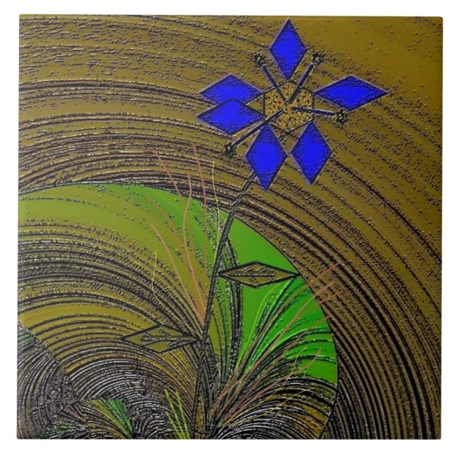 "Color My World" Keramik Foto Tile Fliese (Vorderseite)