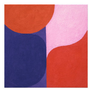 "Color Negotiation" Farbenfrohe Abstrakte Kunst Fotodruck