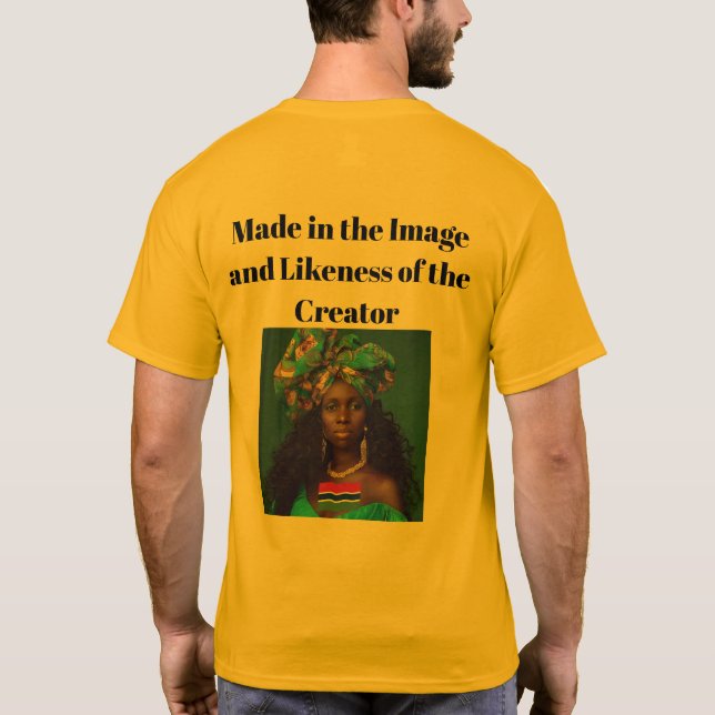 Color of my skin  T-Shirt (Rückseite)