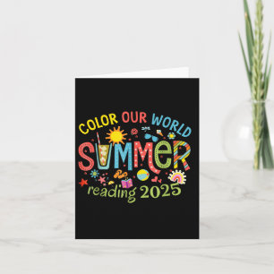 Color Our World Summer 2025 Summer Reading Program Karte