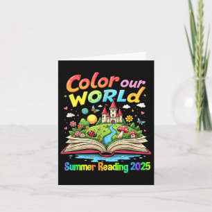 Color Our World Summer 2025 Summer Reading Program Karte