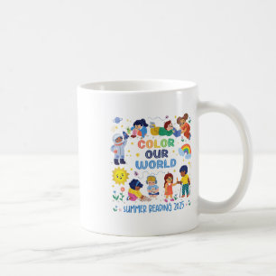Color Our World Summer Reading 2025 Book Kids Boys Kaffeetasse