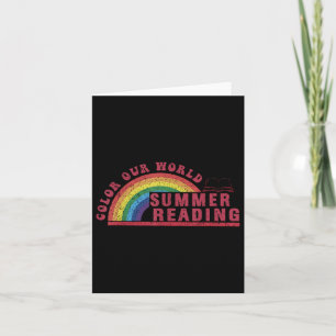 Color Our World Summer Reading Program 2025 Books Karte