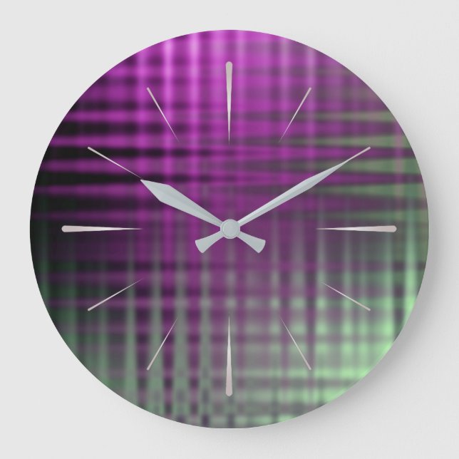 Color Pattern 1 Große Wanduhr (Vorderseite)