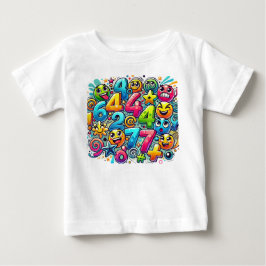 Color pop Digits 2026 – Emoji Math Madness Baby T-shirt