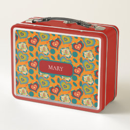 Color Pop hearts  Metall Brotdose