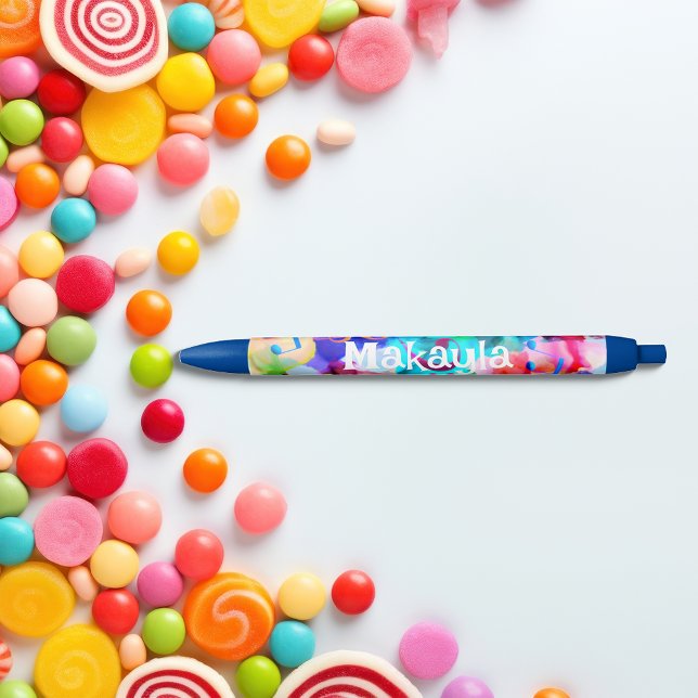 Color Pop Musikalische Notation Mit Monogramm Kugelschreiber (Von Creator hochgeladen)