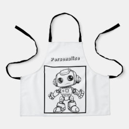 Color Robot Personalisiert Schürze