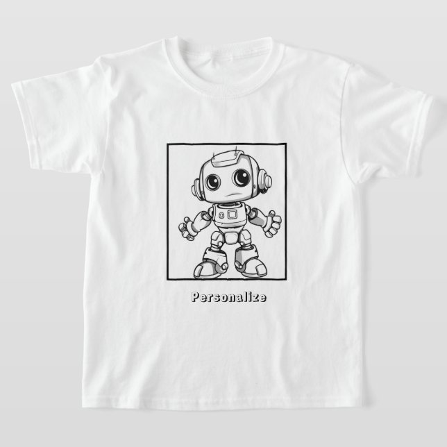 Color Robot Personalisiert T-Shirt (Ablage )