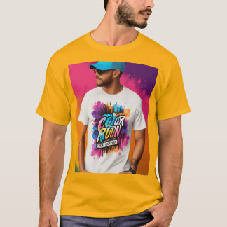 Color-Run-Ereignis T-Shirt