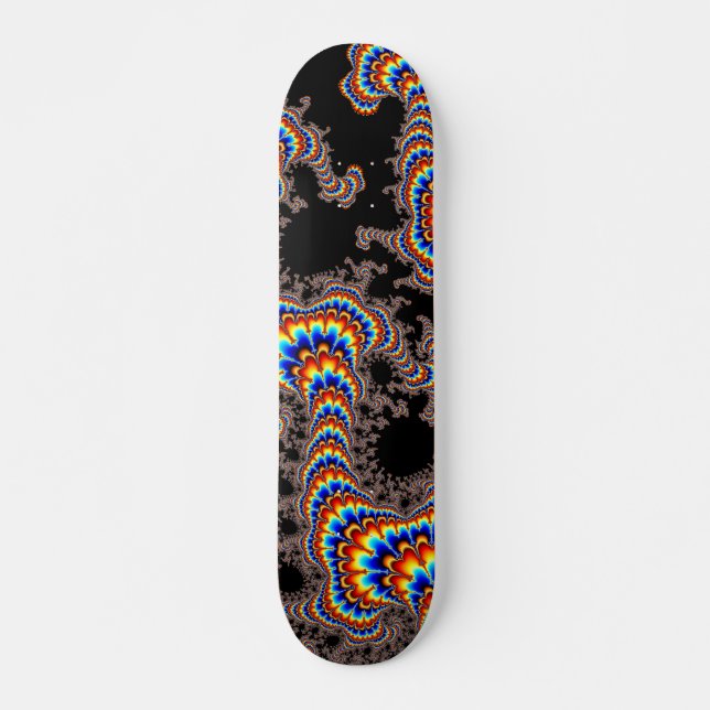 Color Run - Fractal Art Skateboard (Vorne)