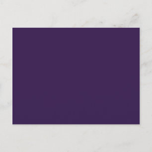Color Russian violet Postkarte