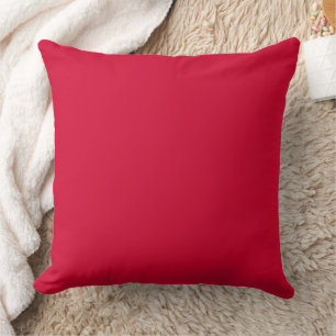 Color Solid Cherry Red Kissen