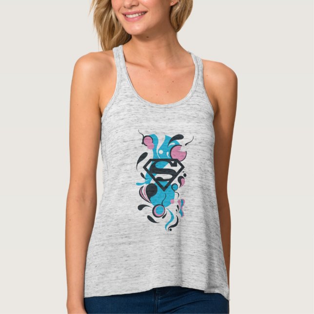 Color Splash Blue Tank Top (Vorderseite)