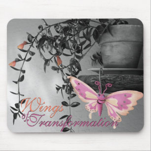 Color Splash Butterfly Stillleben Foto Mousepad