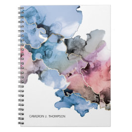 "Color Splash: Custom Alcohol Ink Notebook" Notizblock