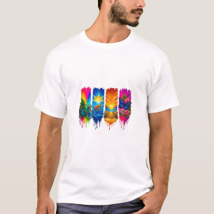 Color Splash Herren T-Shirt 🎨🔥✨   Kühne Street A
