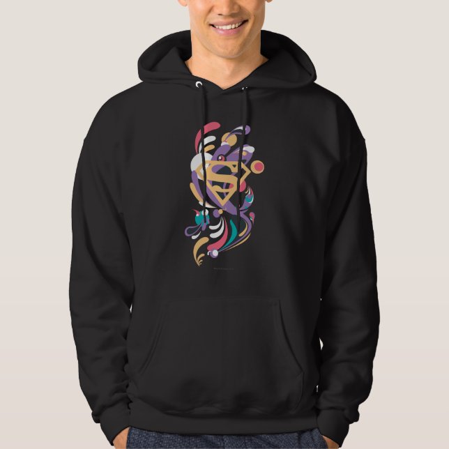 Color Splash Orange Hoodie (Vorderseite)