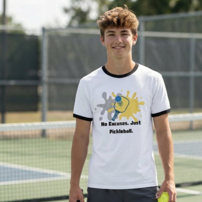 Color Splash Pickleball T-Shirt (Von Creator hochgeladen)