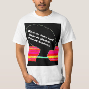 Color Stripe Profile – Motivational T‑Shirt T-Shirt