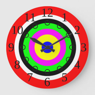color target clock große wanduhr