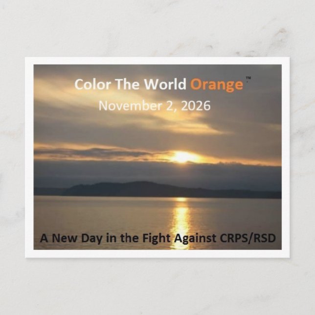 Color The World Orange™ 2026 Postkarten (Vorderseite)