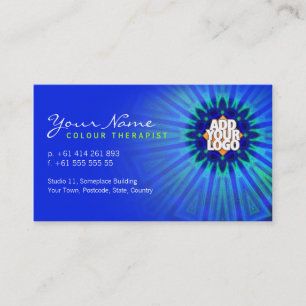 Color Therapy Star Business Card Visitenkarte