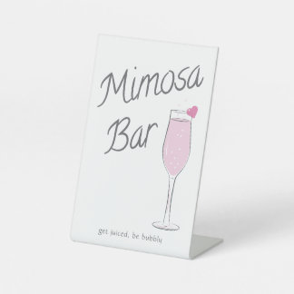 Color Versatile Bridal Brunch Mimosa Bar Sockelschild