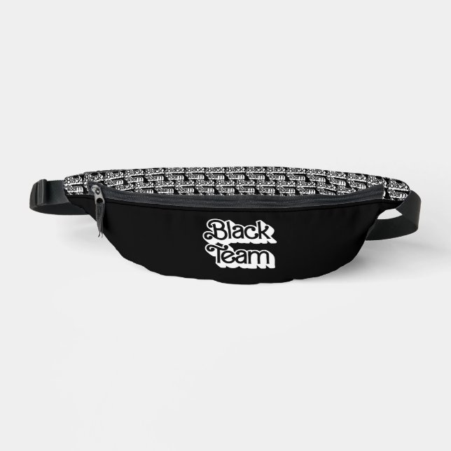 Color War Black Team Fanny Pack Bauchtasche (Vorderseite)