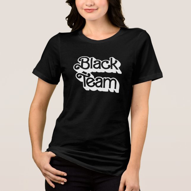 Color War Black Team Shirt (Vorderseite)